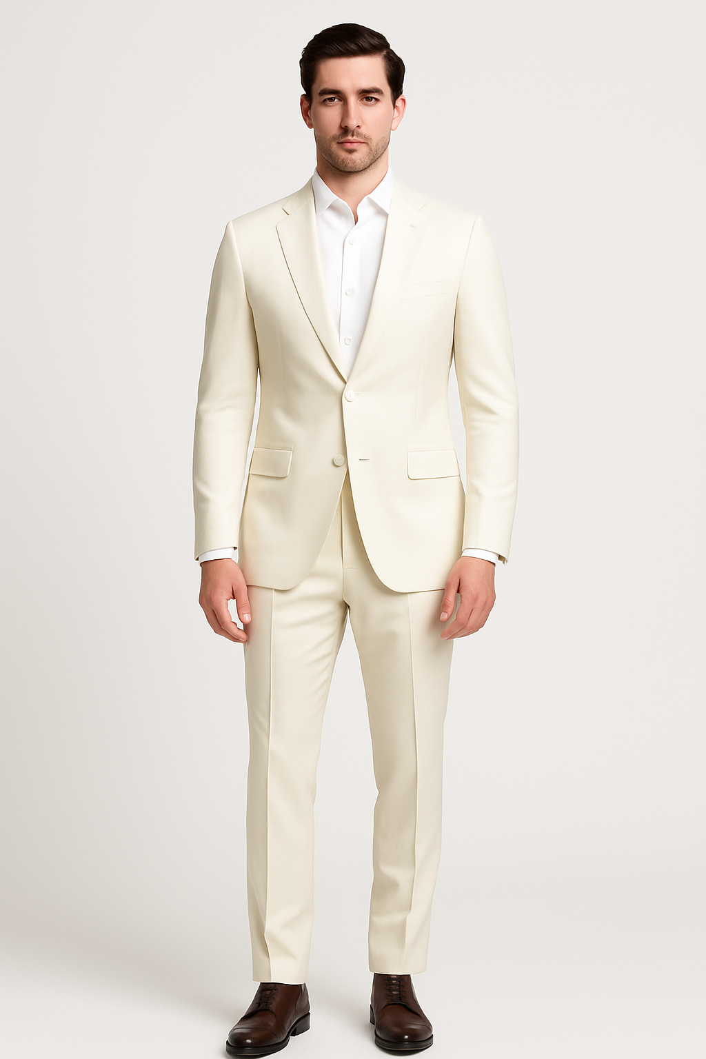 SOOTZ Ivory 2-Piece Wedding Suit