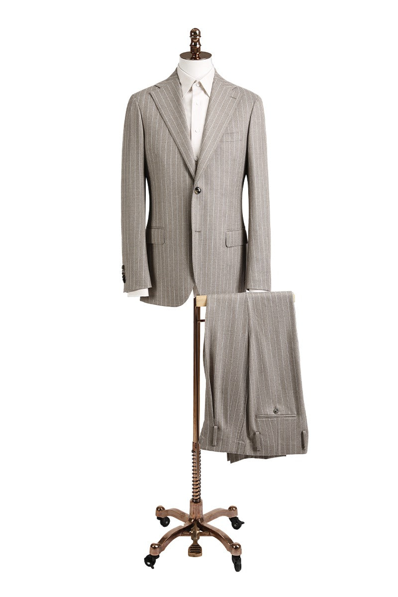 Espresso Stripe Suit