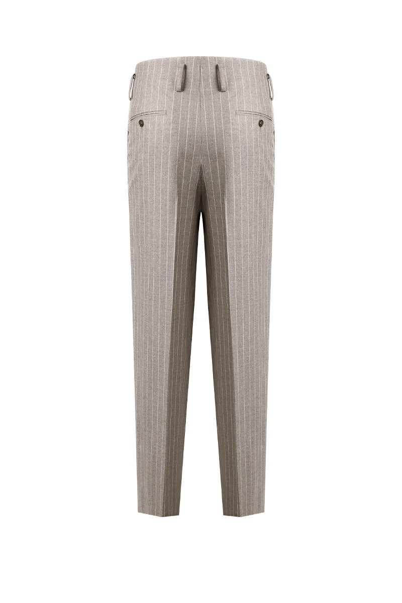 Espresso Stripe Suit