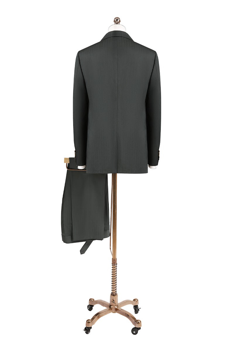 Titan Grey Double Breasted