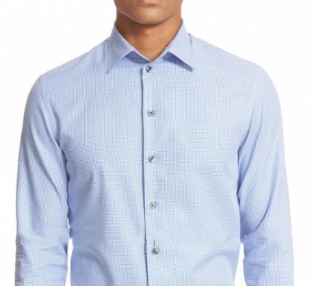 Sootz Faint Blue Custom Dress Shirt - Sootz