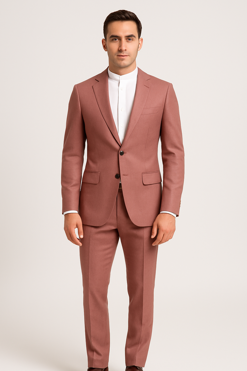 SOOTZ Dusty Rose Summer Wedding Suit