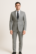 SOOTZ Light Grey Summer Suit – Lightweight & Custom Tailored
