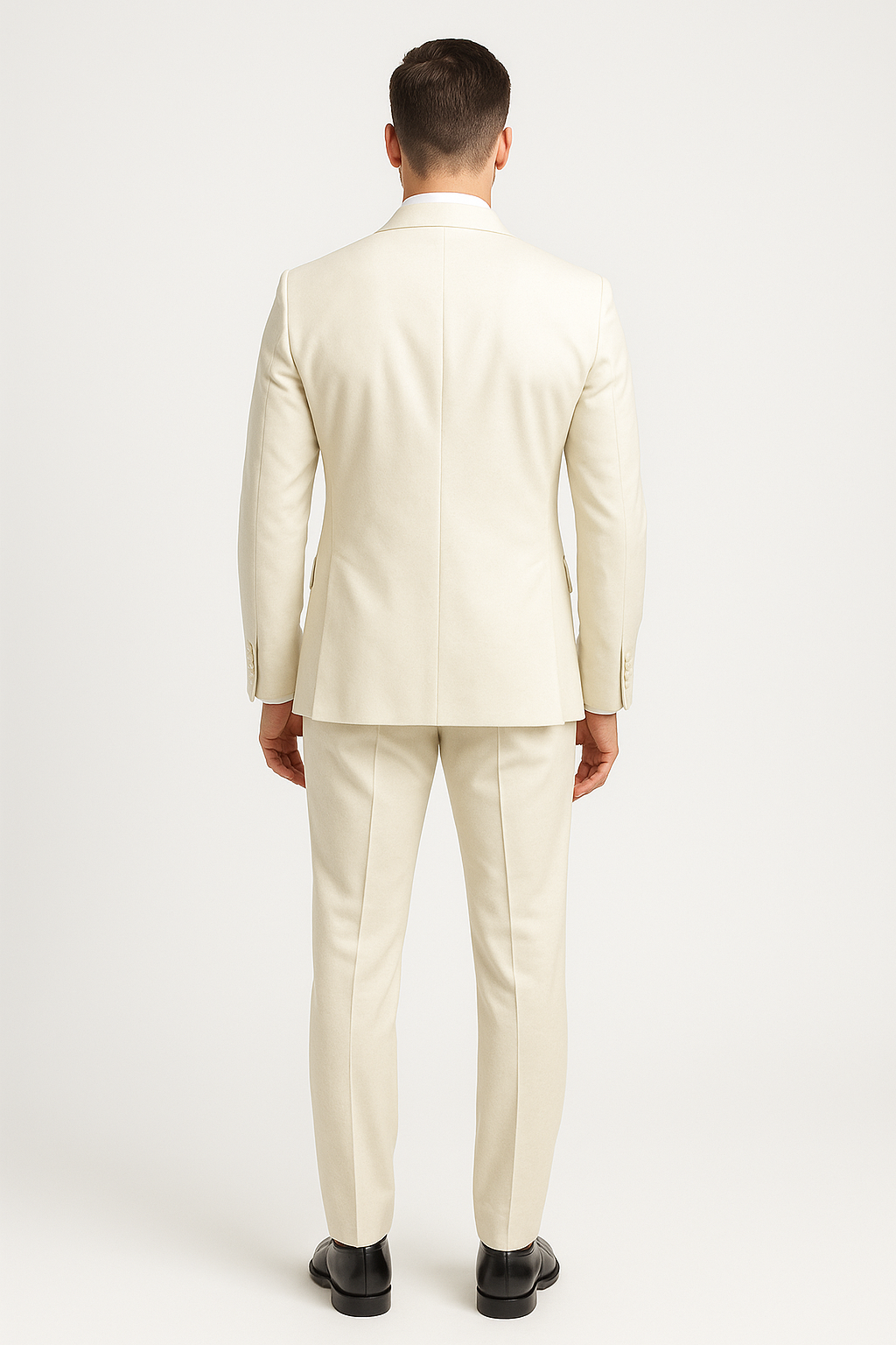 SOOTZ Off-White Double-Breasted Suit