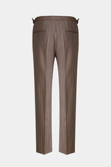 Coffee Pinstripe DB Suit