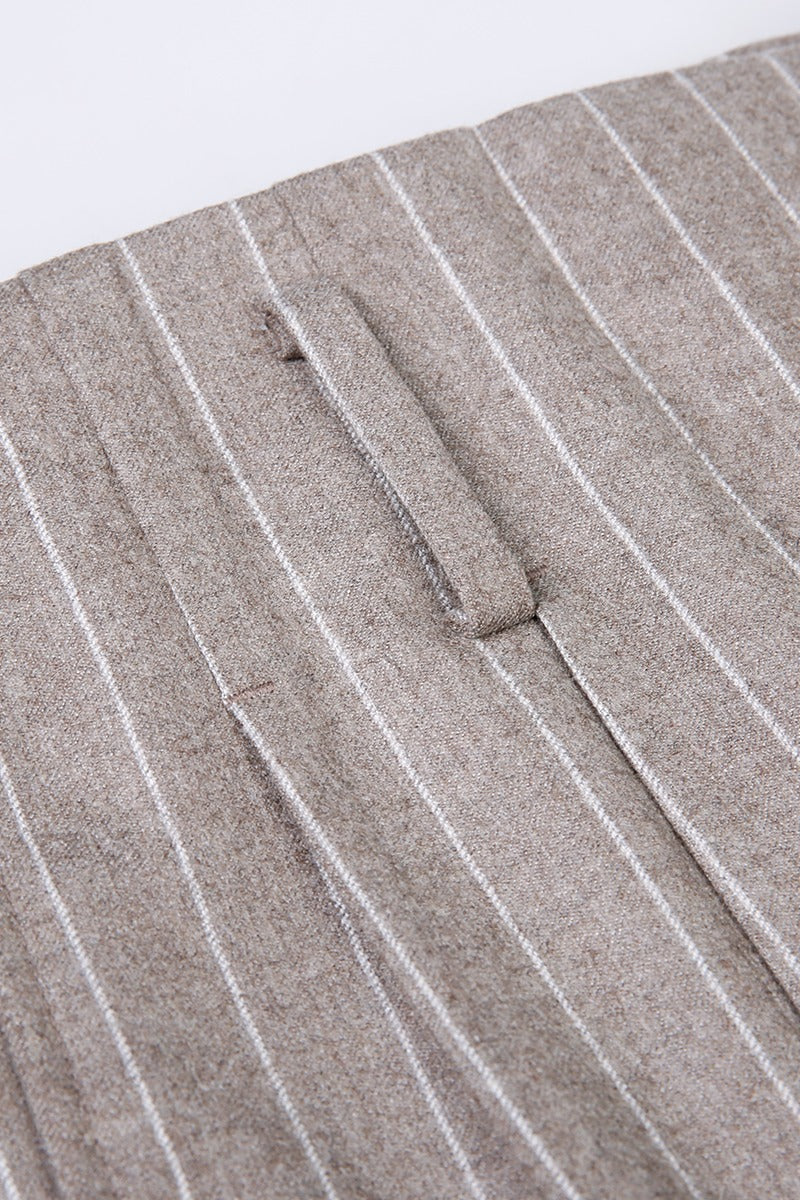 Espresso Stripe Suit