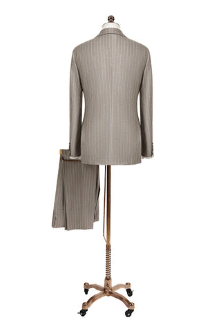 Espresso Stripe Suit