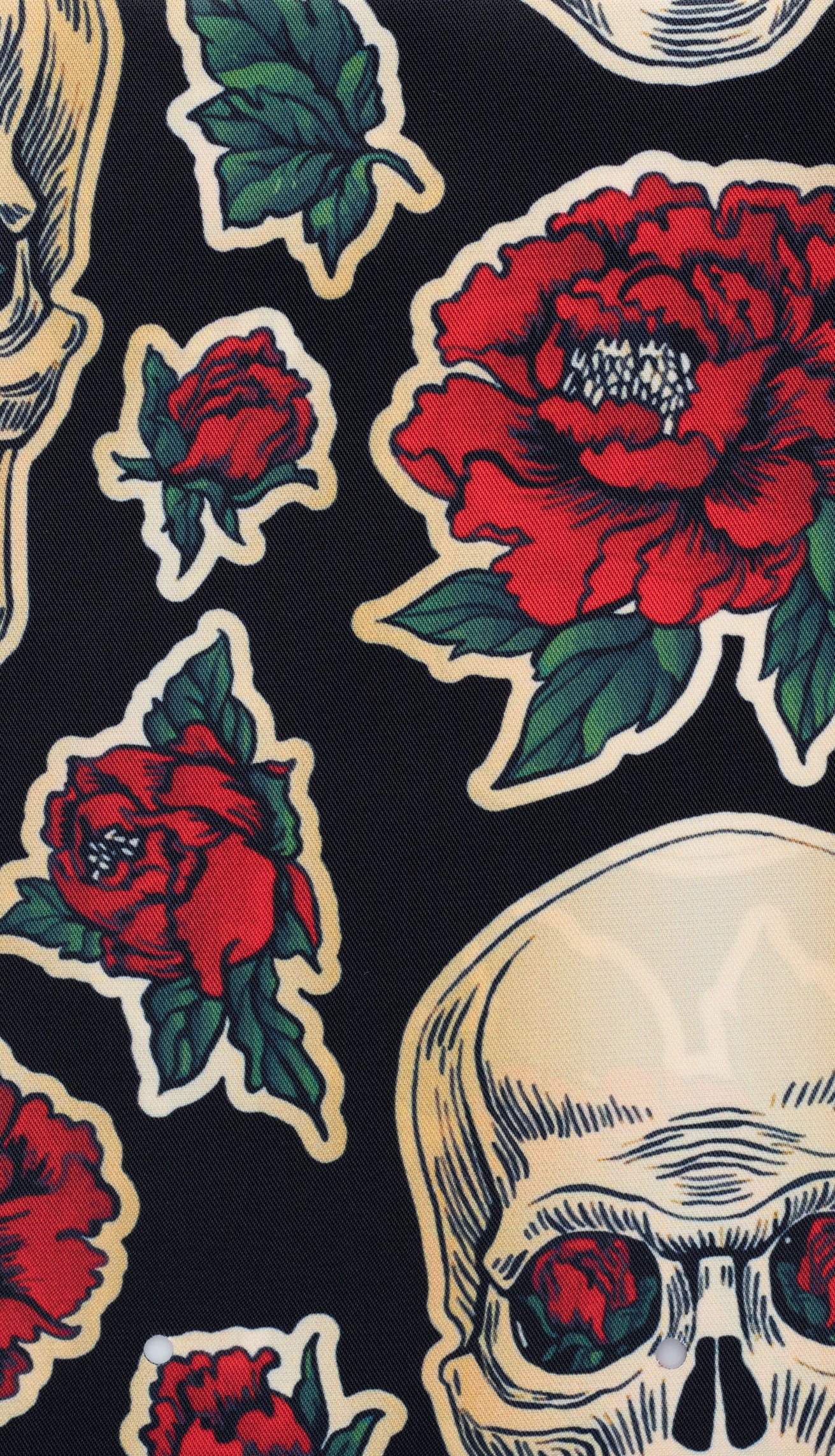 Skulls & Red Roses Custom Lining - Sootz