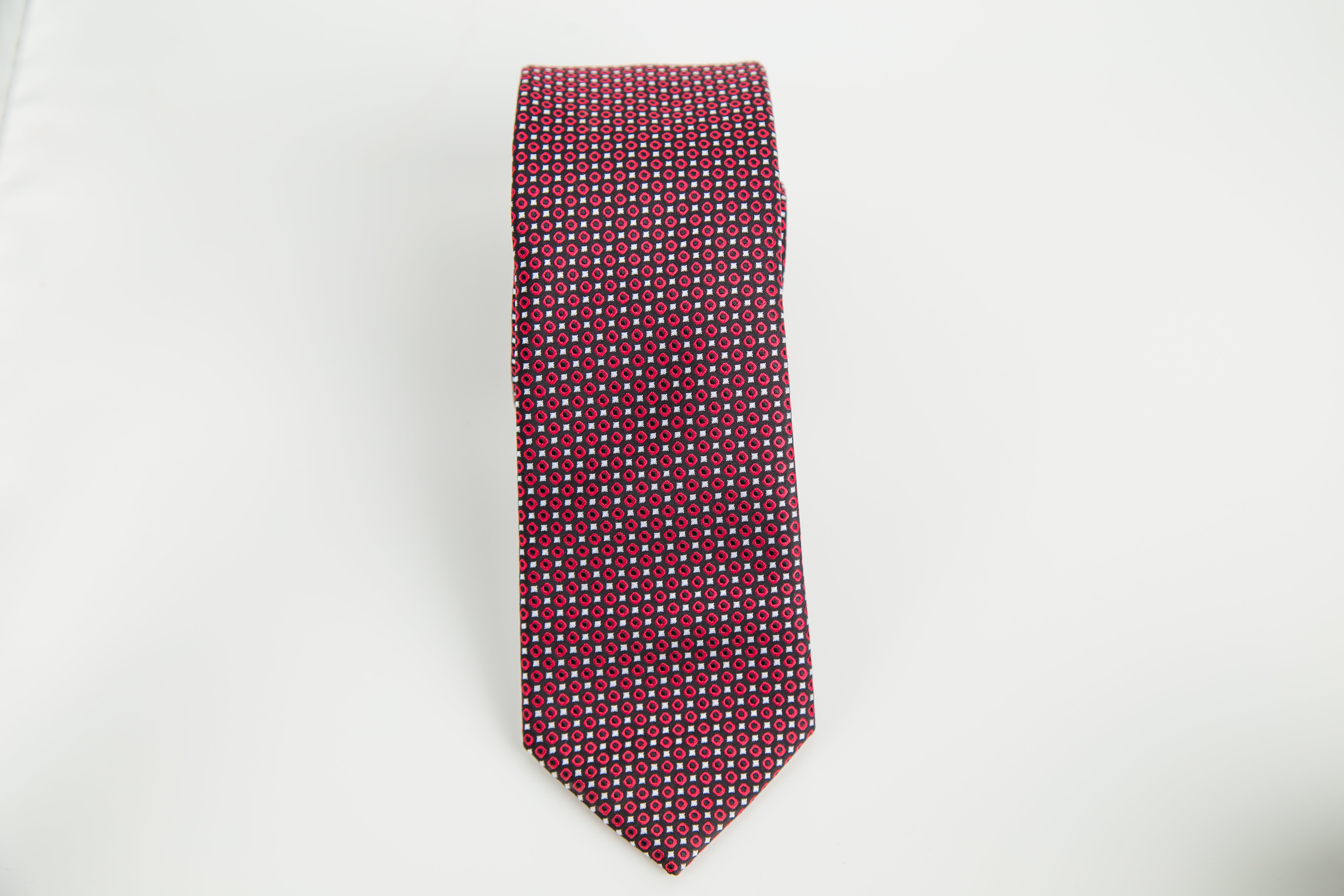 Sootz Red Dotted Tie - Sootz