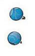 Sootz Baby Blue Floral Cufflink - Sootz