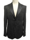 Sootz Dark Knight Floral Tuxedo Jacket - Sootz