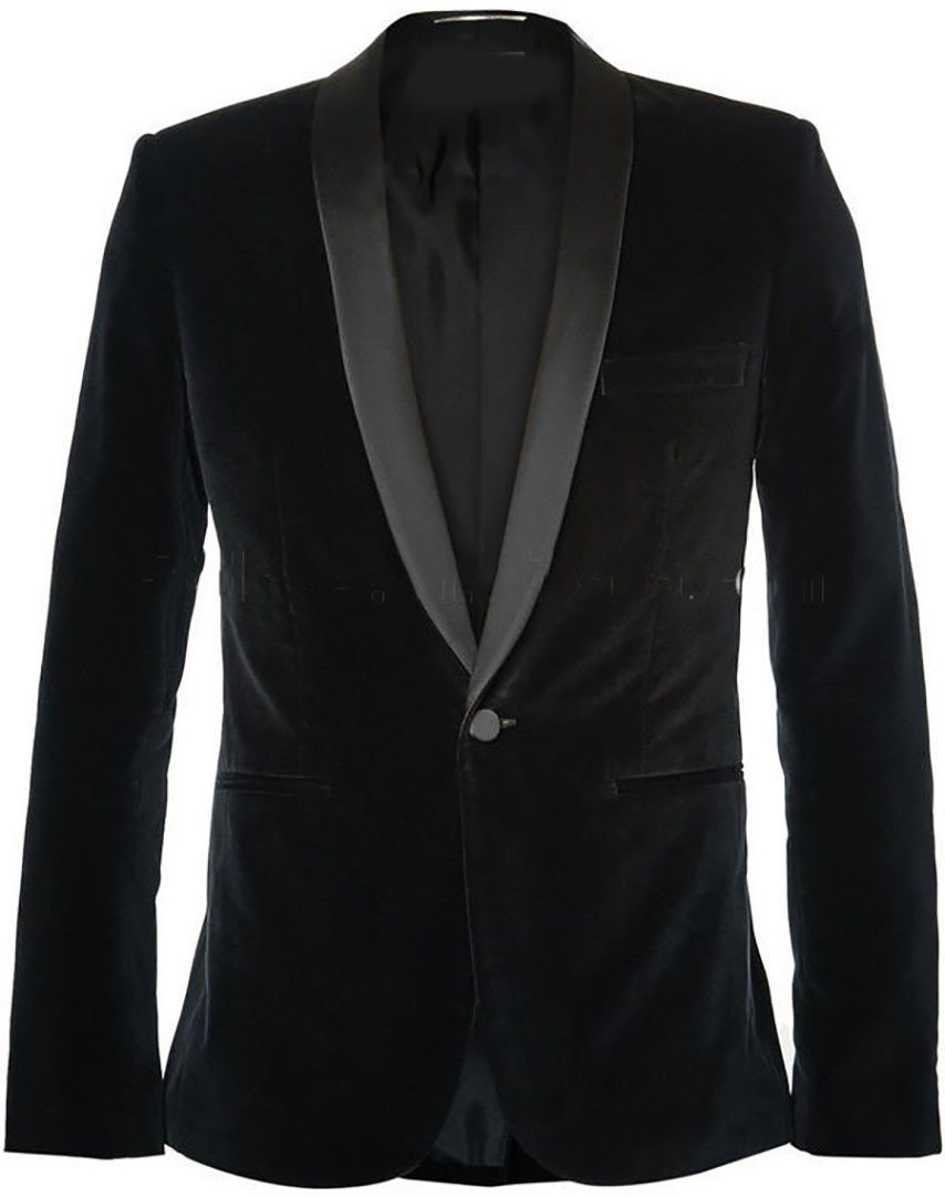 Sootz Midnight Madness Velvet Tuxedo Jacket - Sootz