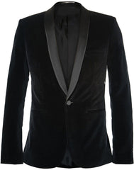 Sootz Midnight Madness Velvet Tuxedo Jacket - Sootz
