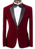 Sootz Red Velvet Cake Tuxedo Jacket - Sootz