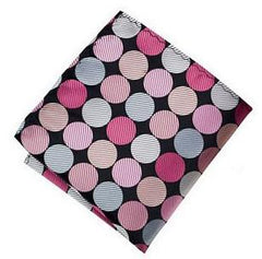 Assorted Pink Polka Dot Pocket Square - Sootz
