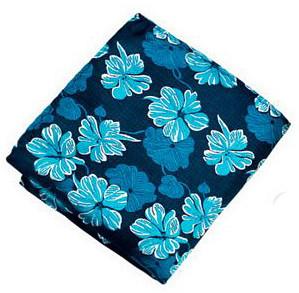 Navy Floral Pocket Square - Sootz