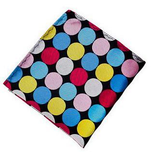 Polka Dot Navy Pocket Square - Sootz