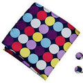 Sootz Assorted Polka Dot Navy Pocket Square - Sootz