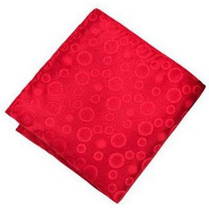 Sootz Clear Red Pocket Square - Sootz