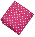 Sootz Pink Polka Pocket Square - Sootz