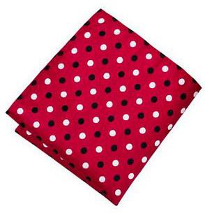 Sootz Red Black Pocket Square - Sootz