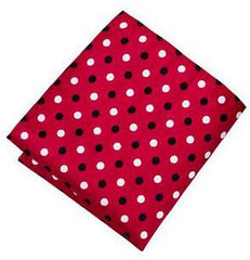 Sootz Red Black Pocket Square - Sootz